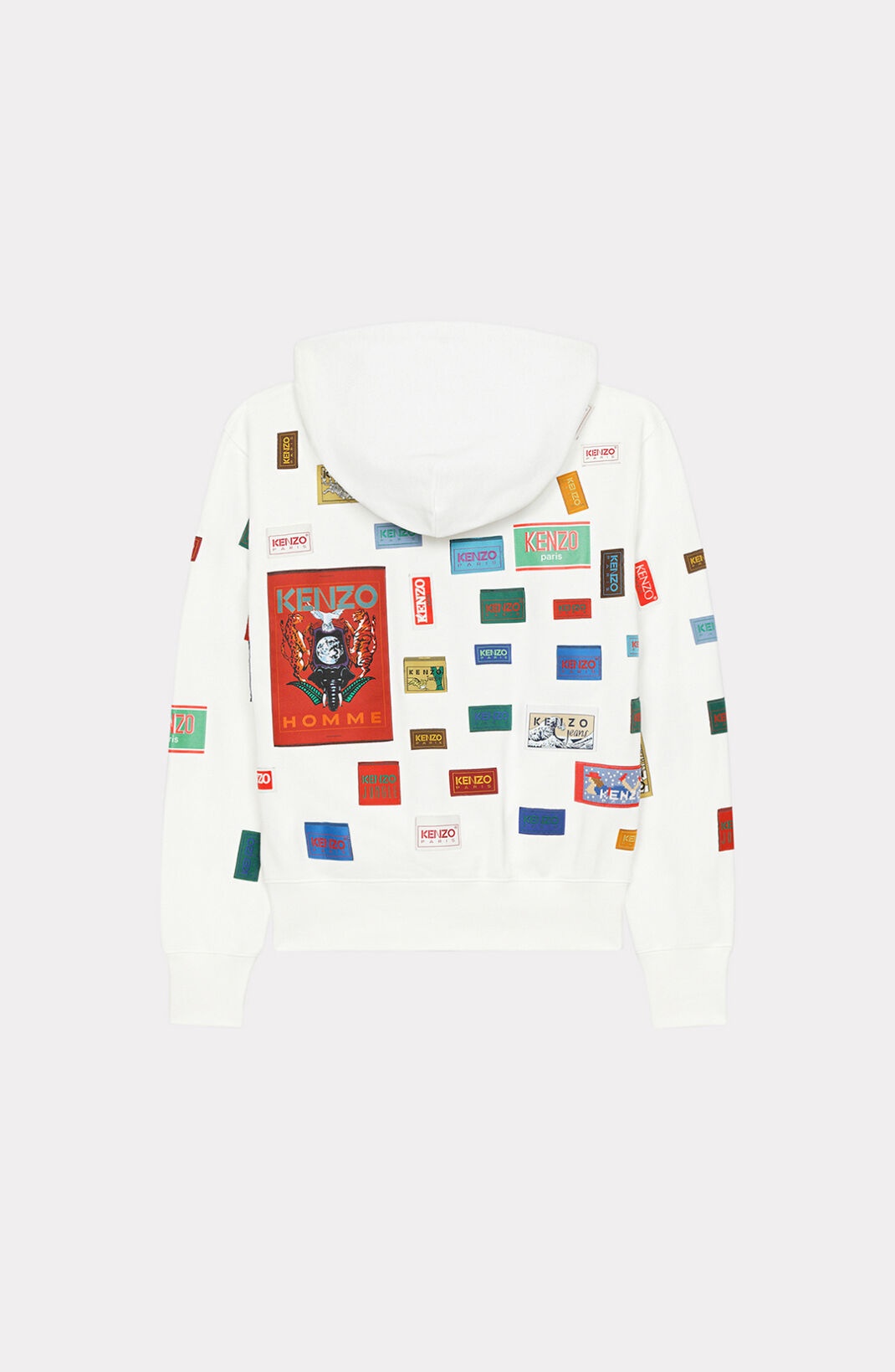 Sweatshirt with a 'KENZO Labels' hood - 2