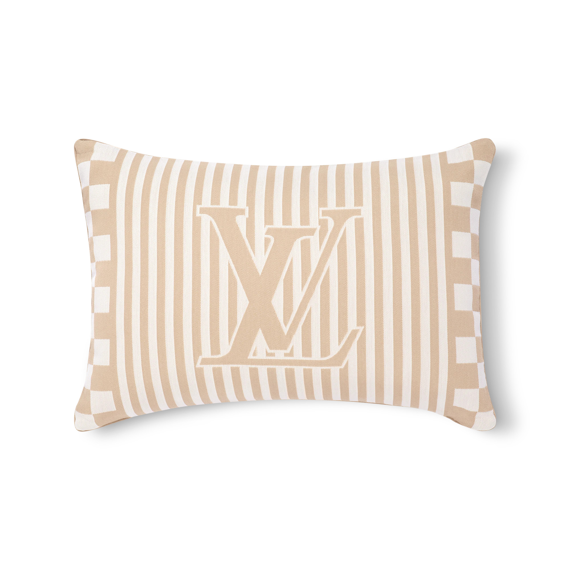 LV Graphical Beach Cushion - 1