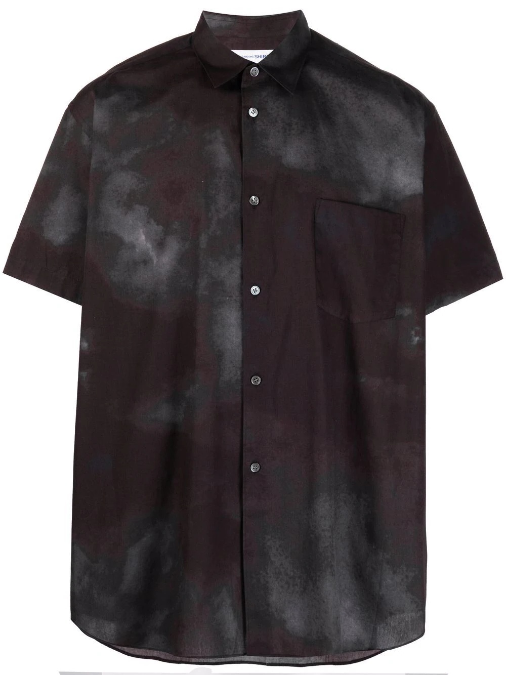 tie-dye short-sleeve shirt - 1