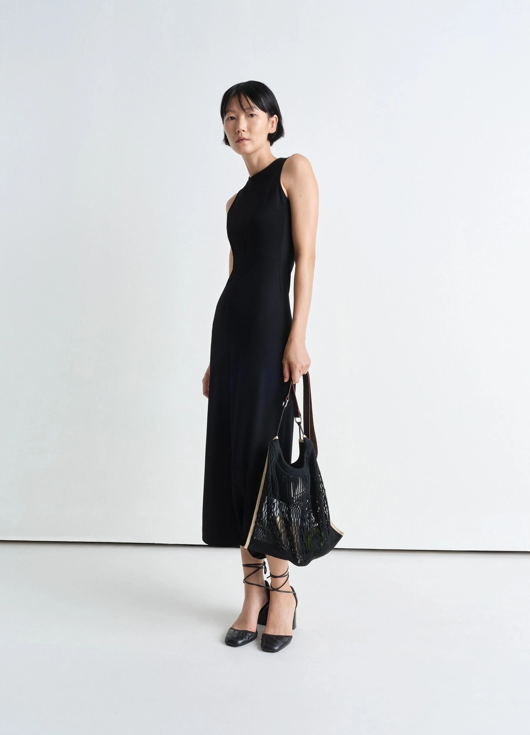 Lemaire Net Shopping Bag Lemaire MEDIUM FILT NET SHOPPING BAG 