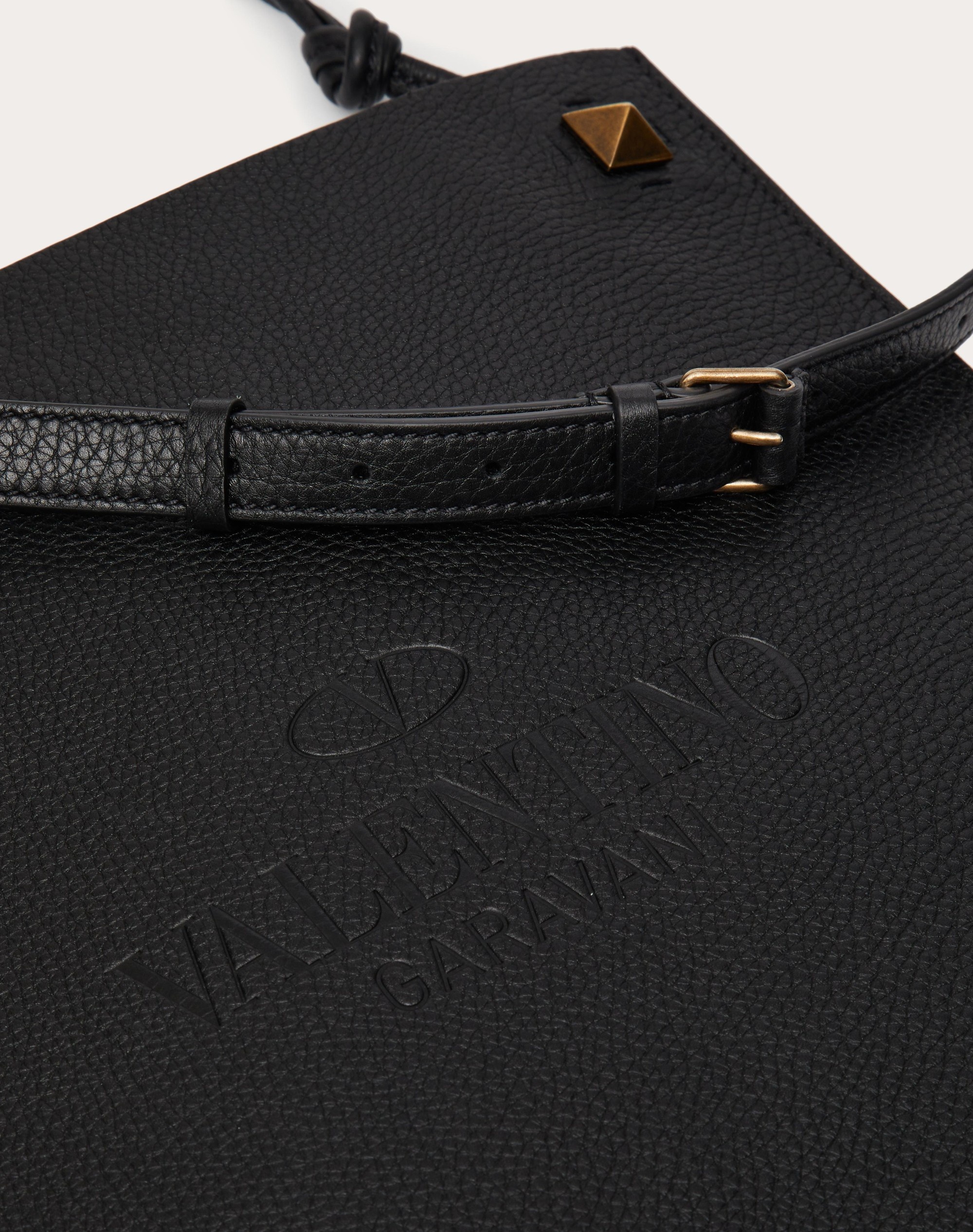 VALENTINO GARAVANI IDENTITY LEATHER CROSSBODY BAG - 5