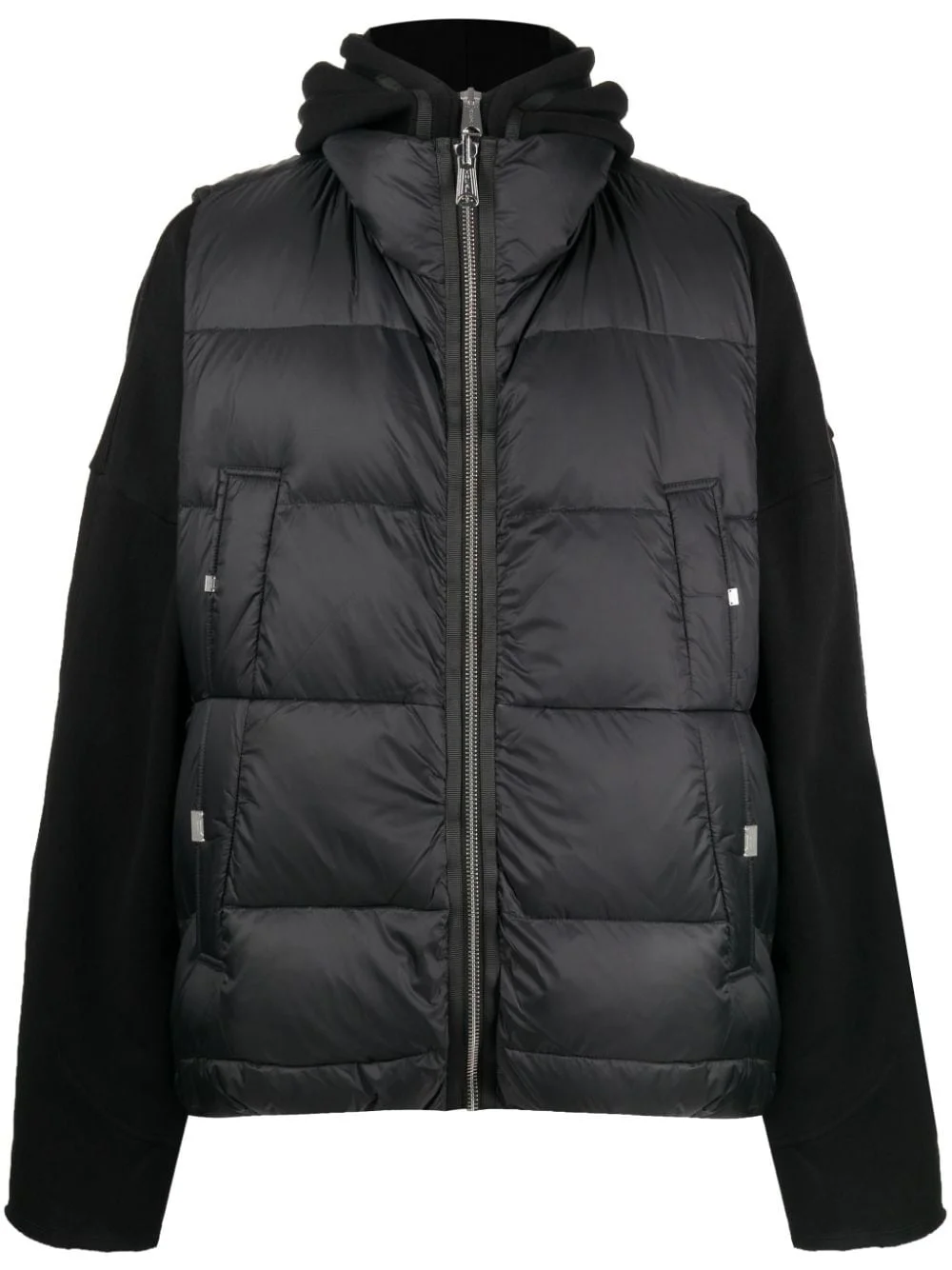 high-neck padded gilet - 1