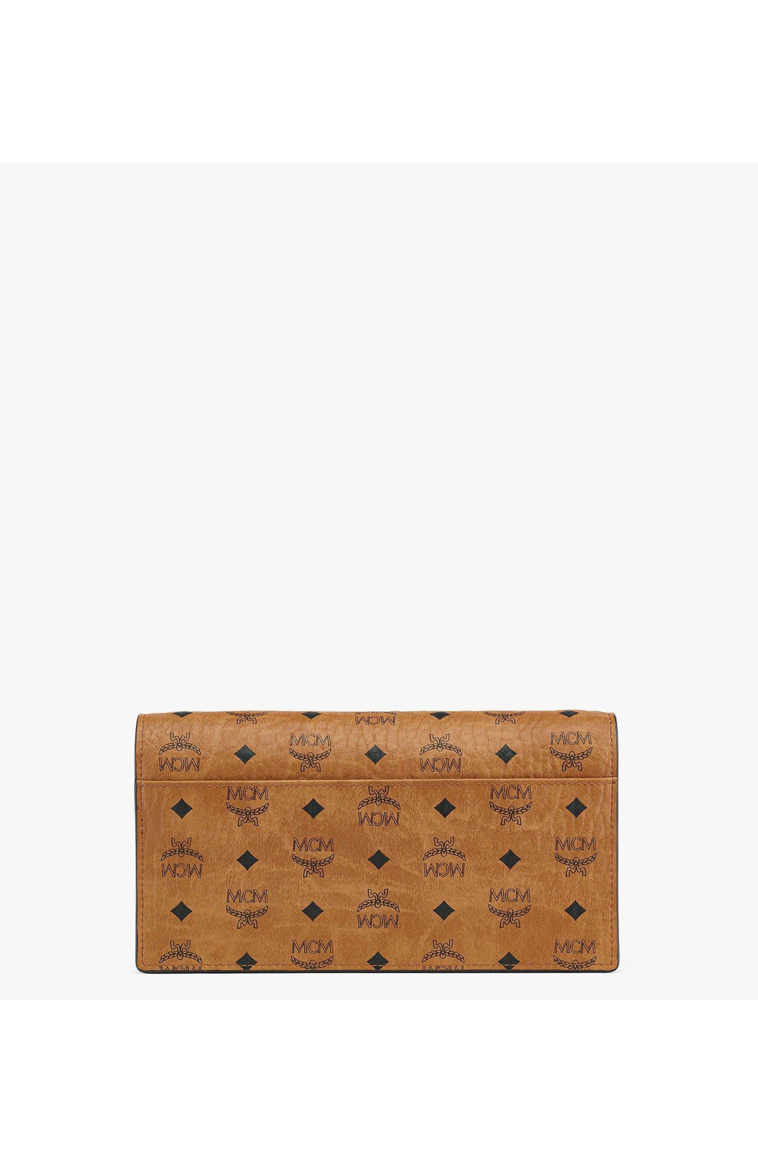 MCM Aren Crossbody Wallet in Visetos in Cognac at Nordstrom - 3