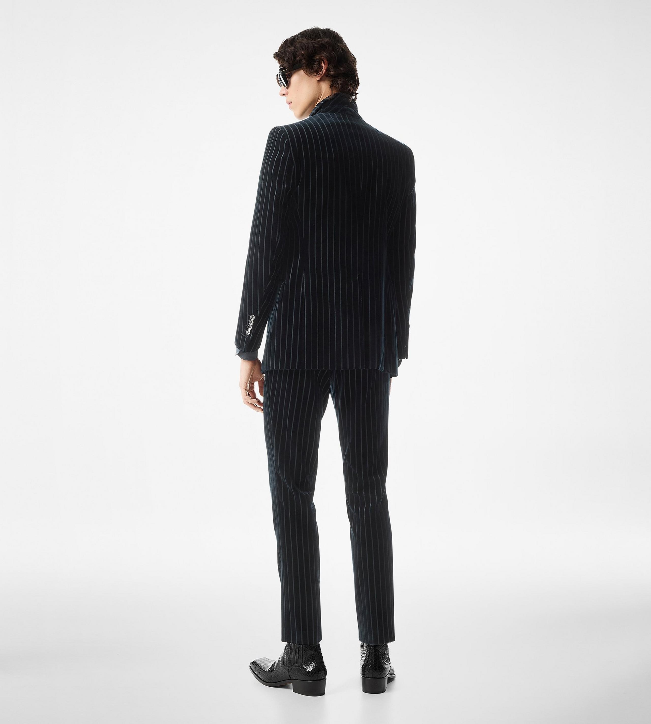 EMBOSSED VELVET DYLLAN TROUSER - 3