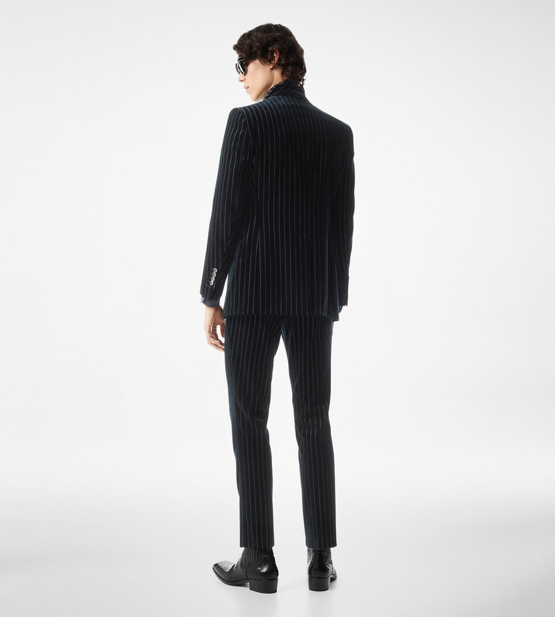 EMBOSSED VELVET DYLLAN TROUSER 3