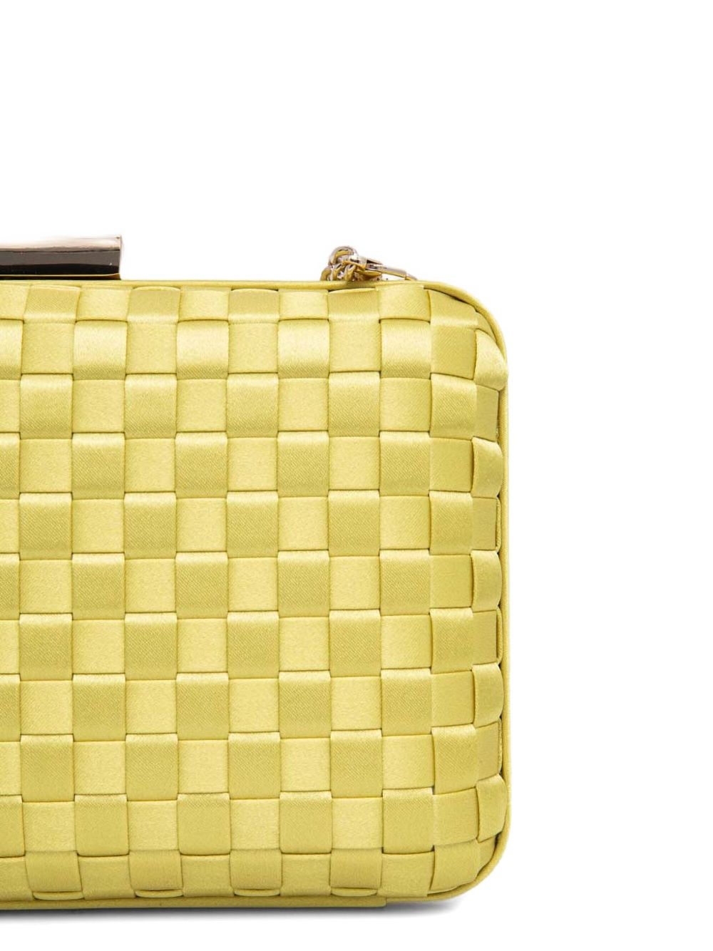 logo-plaque clutch bag - 3