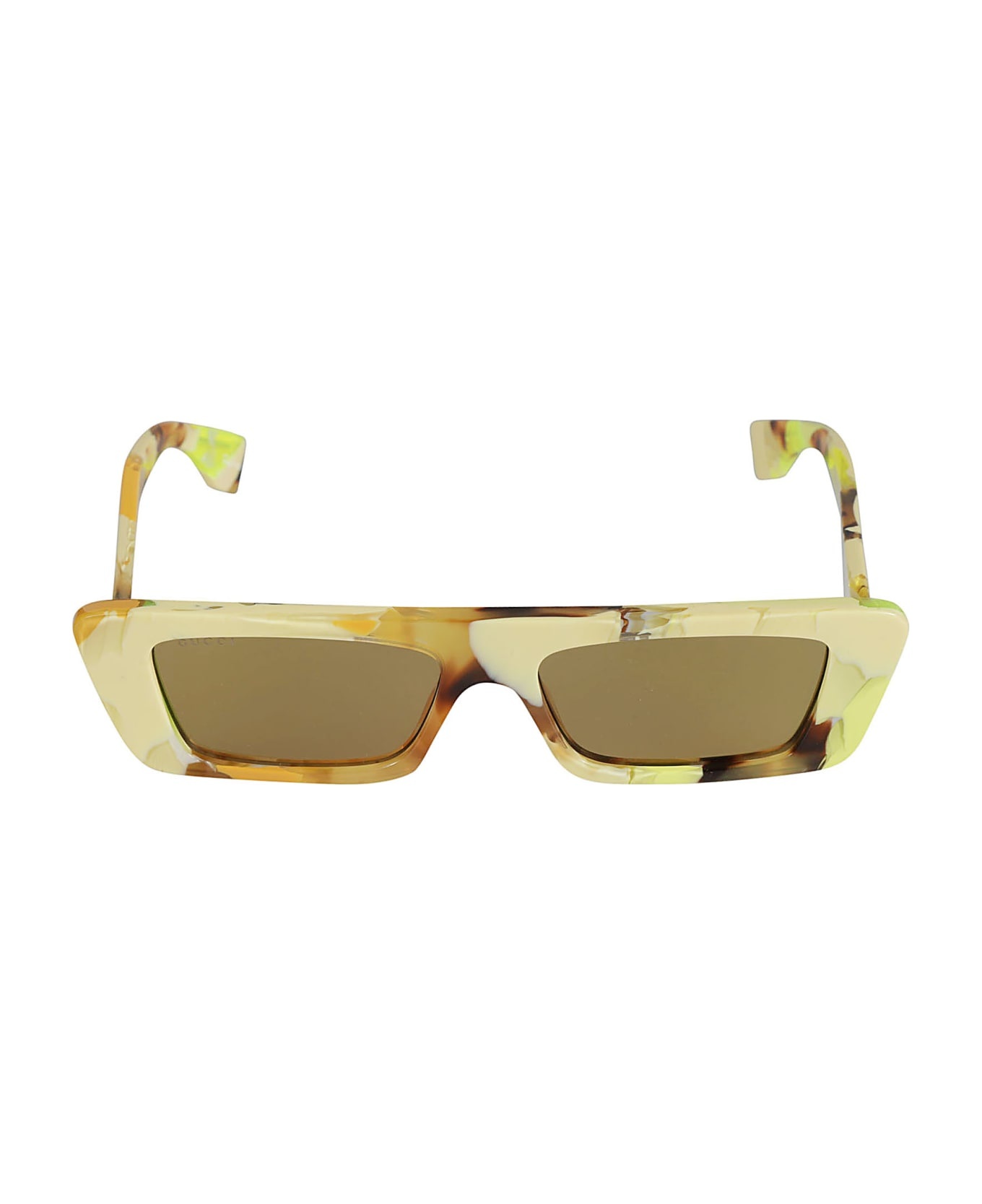 Rectangle Thick Sunglasses - 1