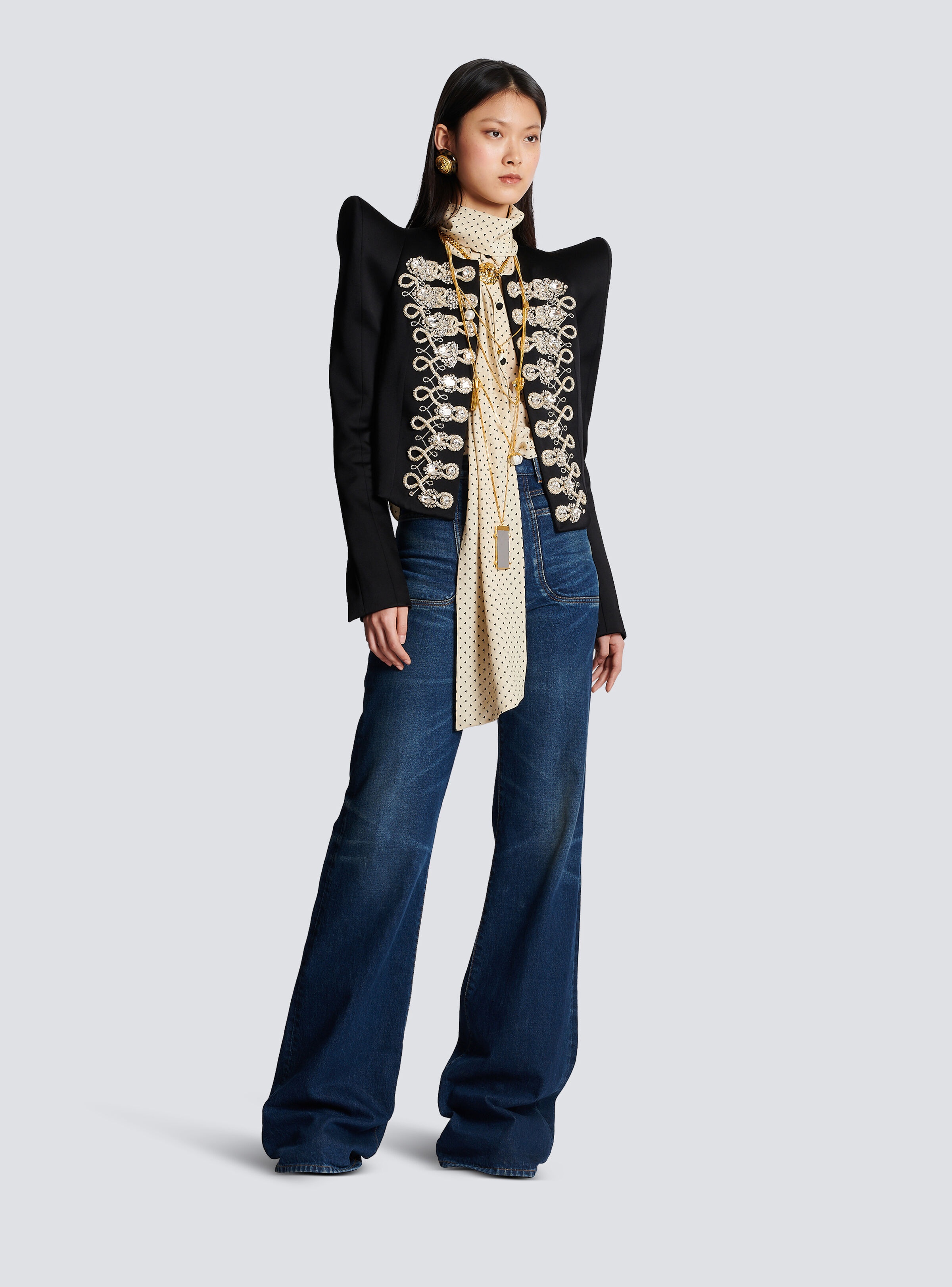 Brandenburg structured jacket with embroidery - 2