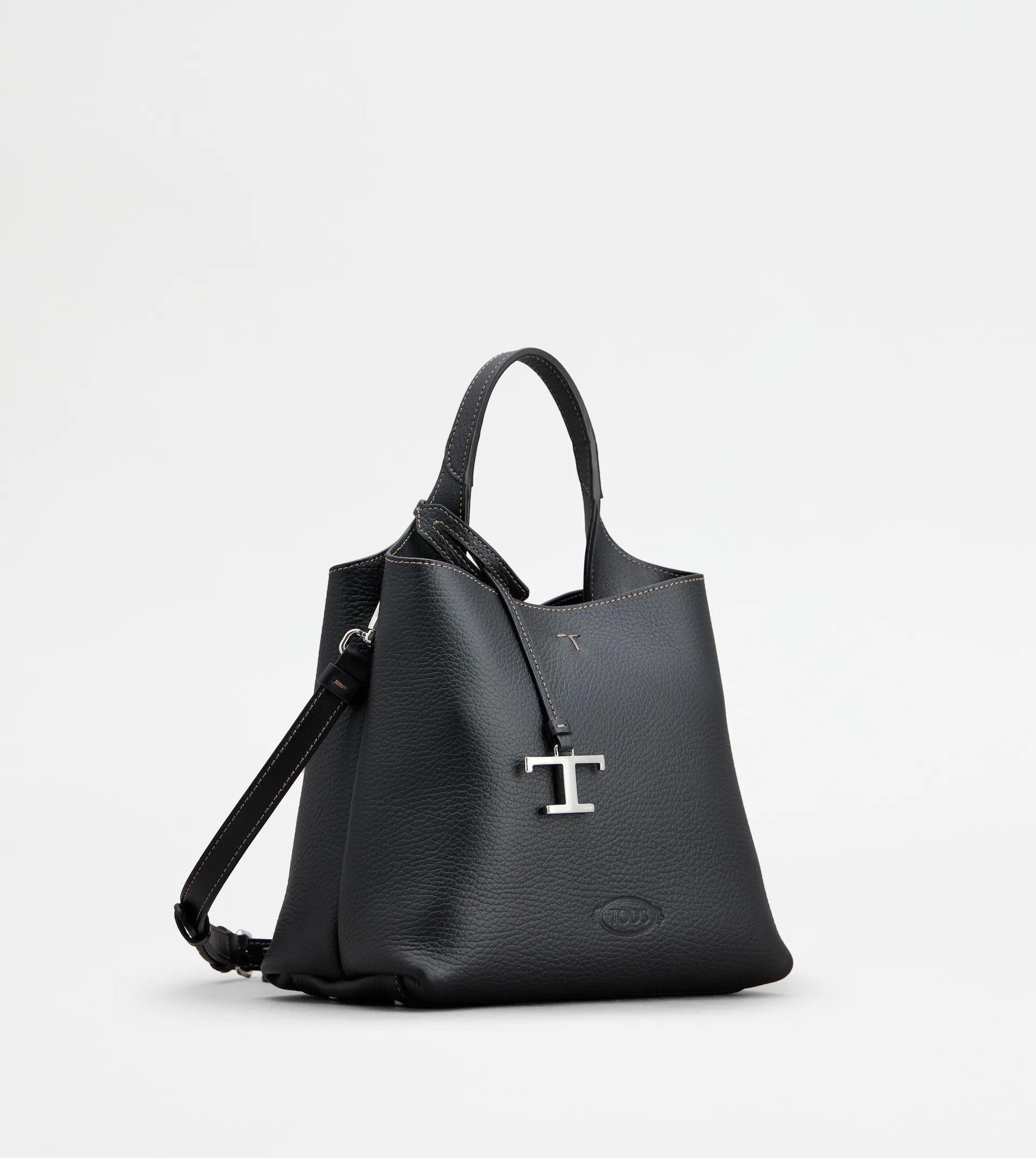 TOD'S BAG IN LEATHER MINI - BLACK - 2