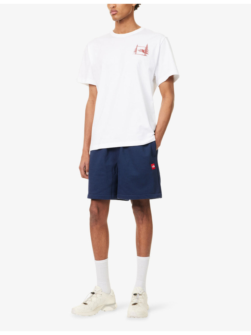 The North Face Relaxed-Fit Logo-Patch Cotton-Blend Shorts outlook