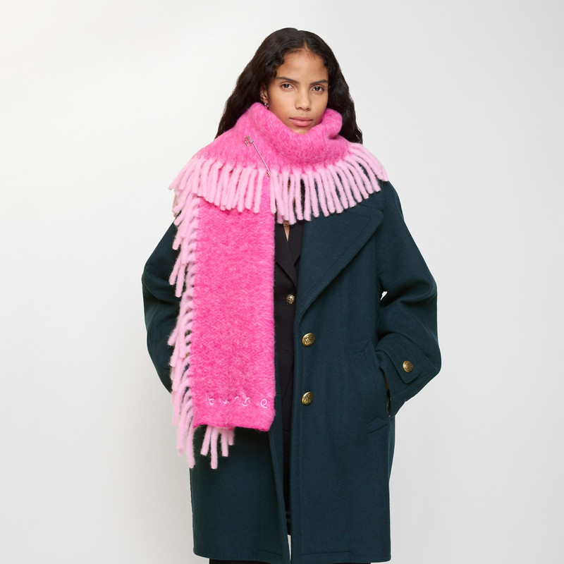 Burberry Alpaca Wool Blend Happy Scarf outlook