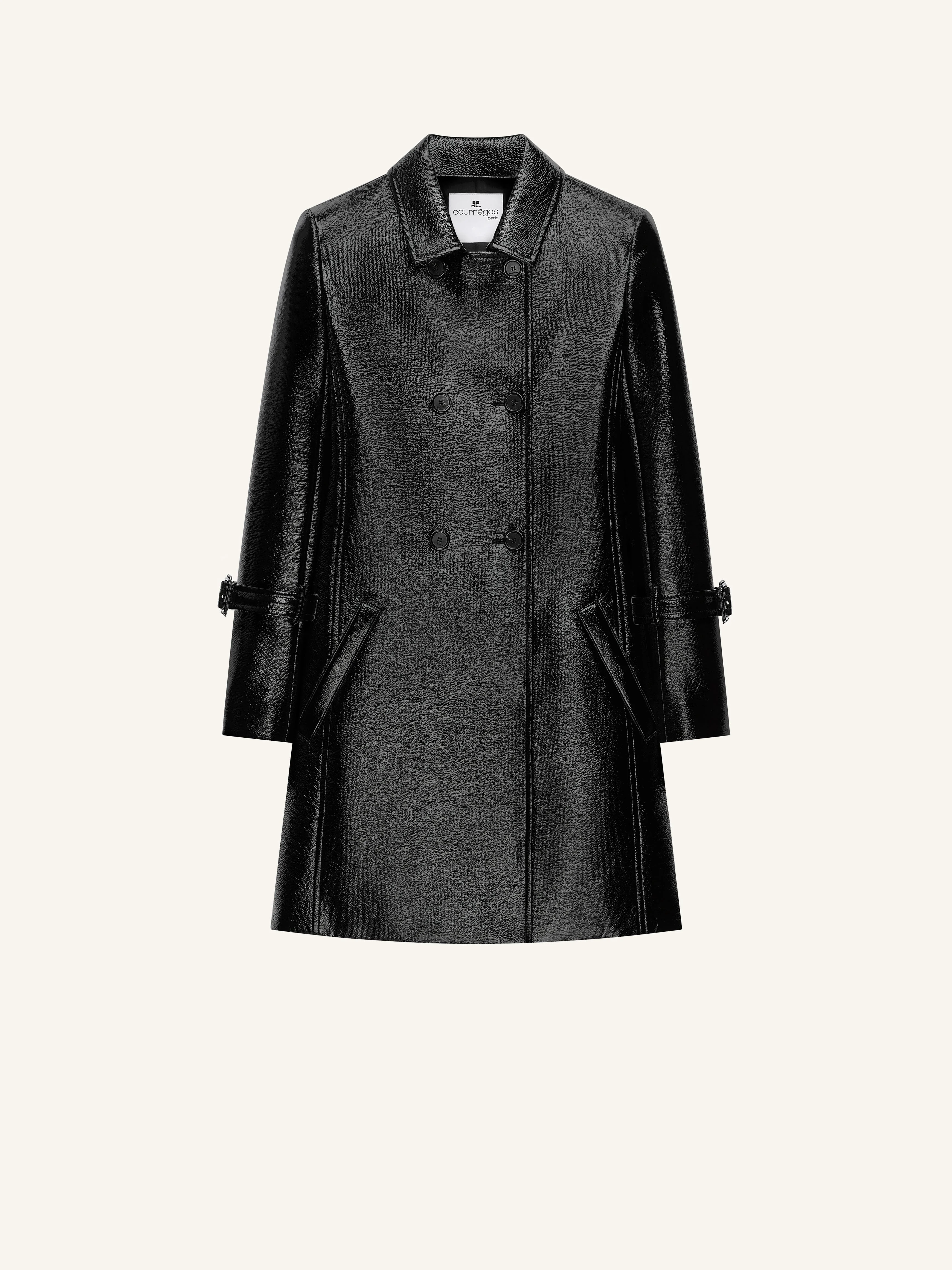 A-LINE VINYL COAT - 1