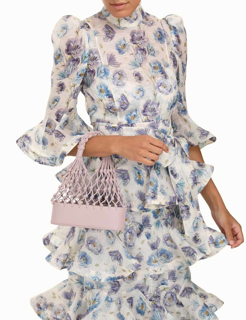 Zimmermann MINI LEATHER FISHERMANS TOTE outlook
