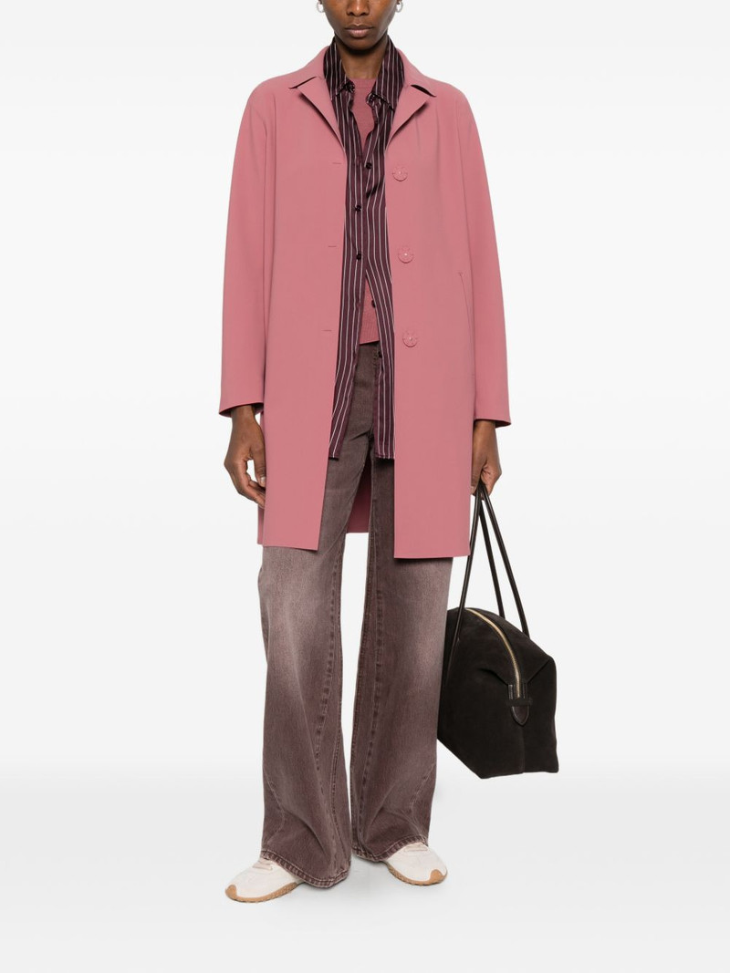 Herno notched-lapel coat outlook