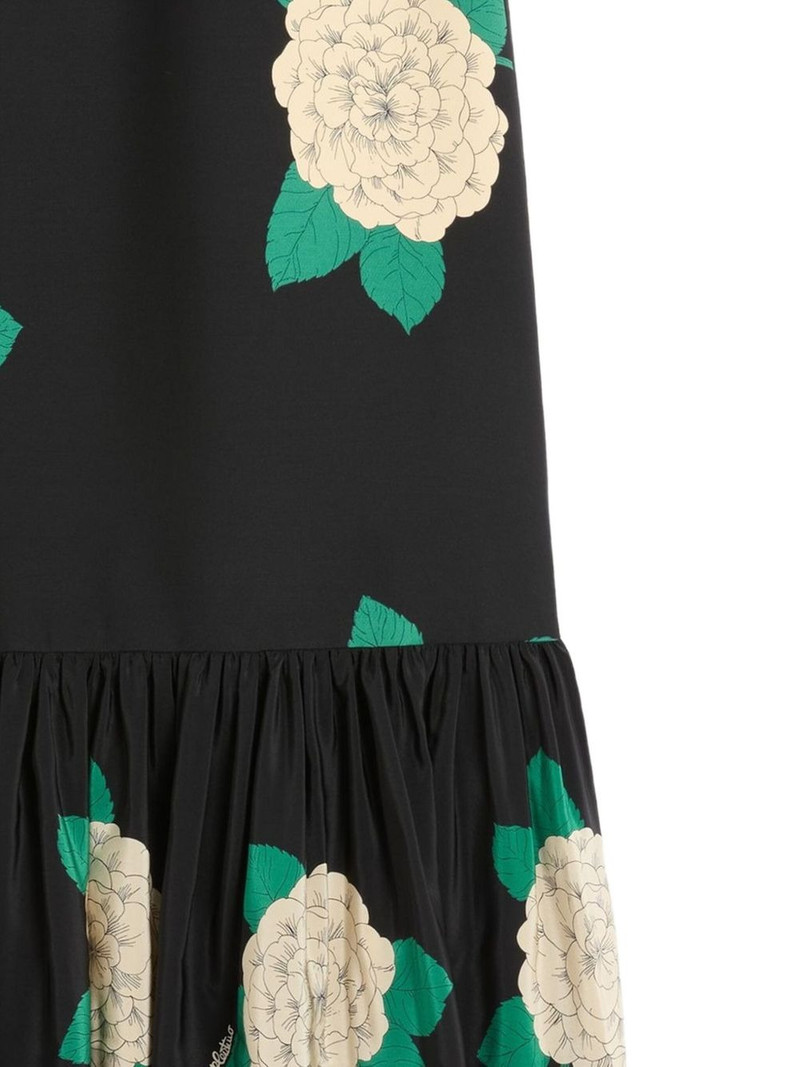 Valentino Apres L'Hiver-print midi skirt outlook