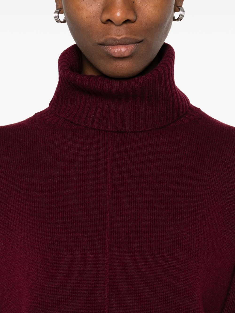 turtleneck cropped sweater - 5