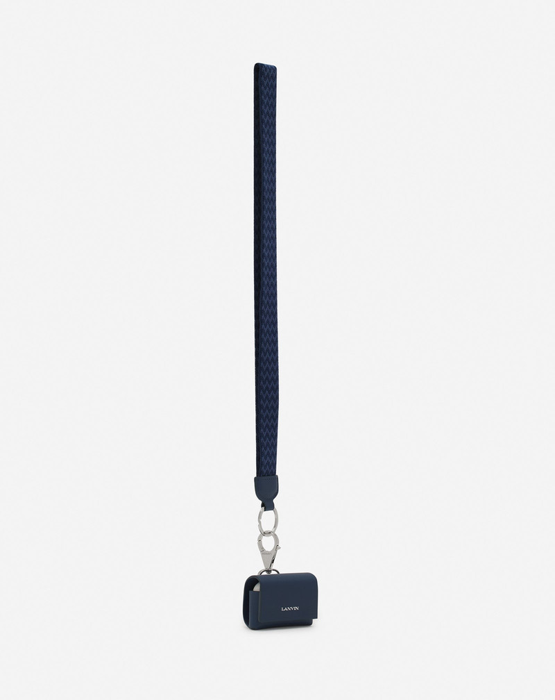Lanvin LANVIN SIGNATURE LEATHER CASE FOR AIRPODS PRO outlook