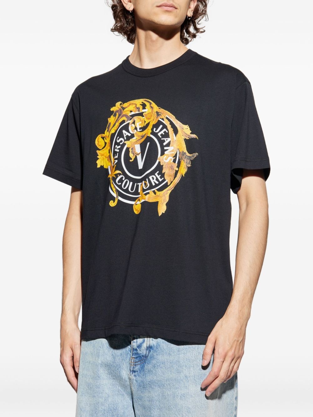 logo-print T-shirt - 3