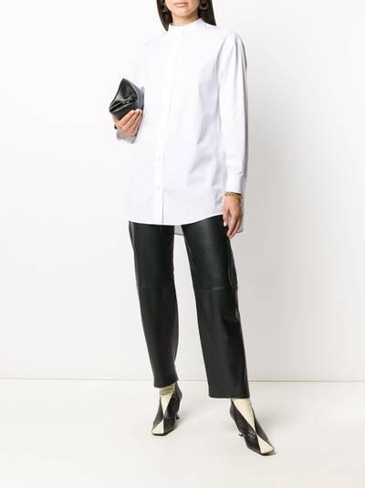 Jil Sander band-collar cotton shirt outlook