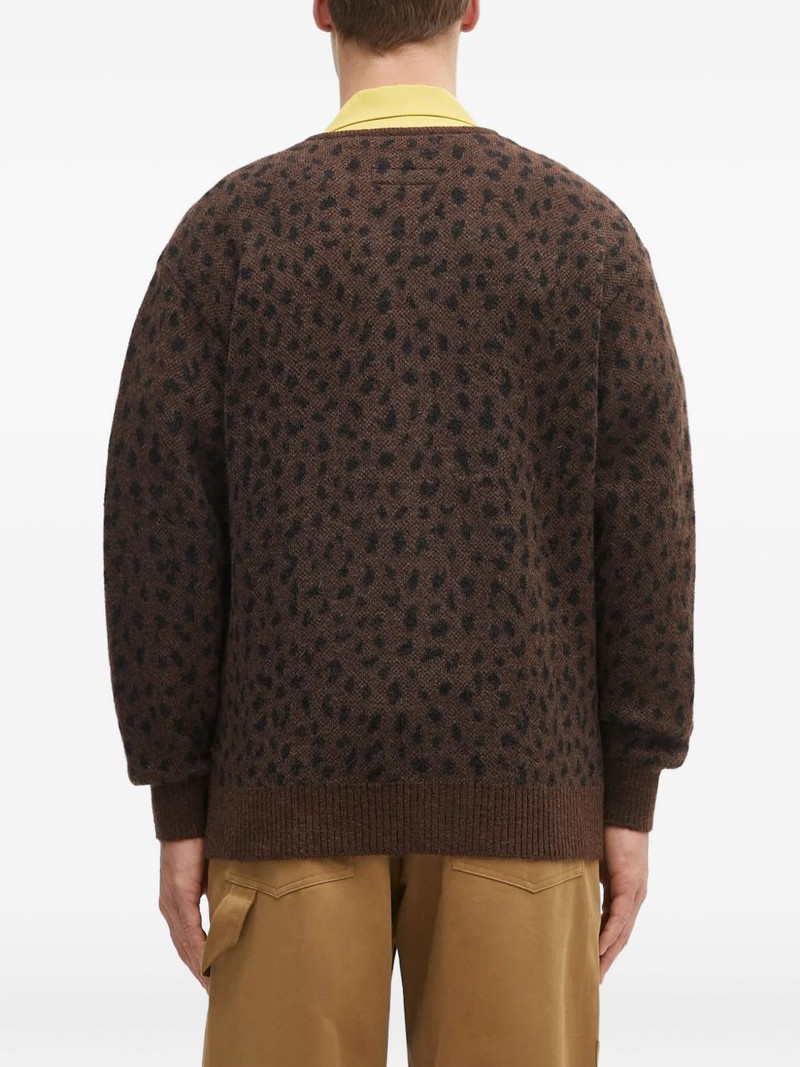 leopard-print cardigan 4