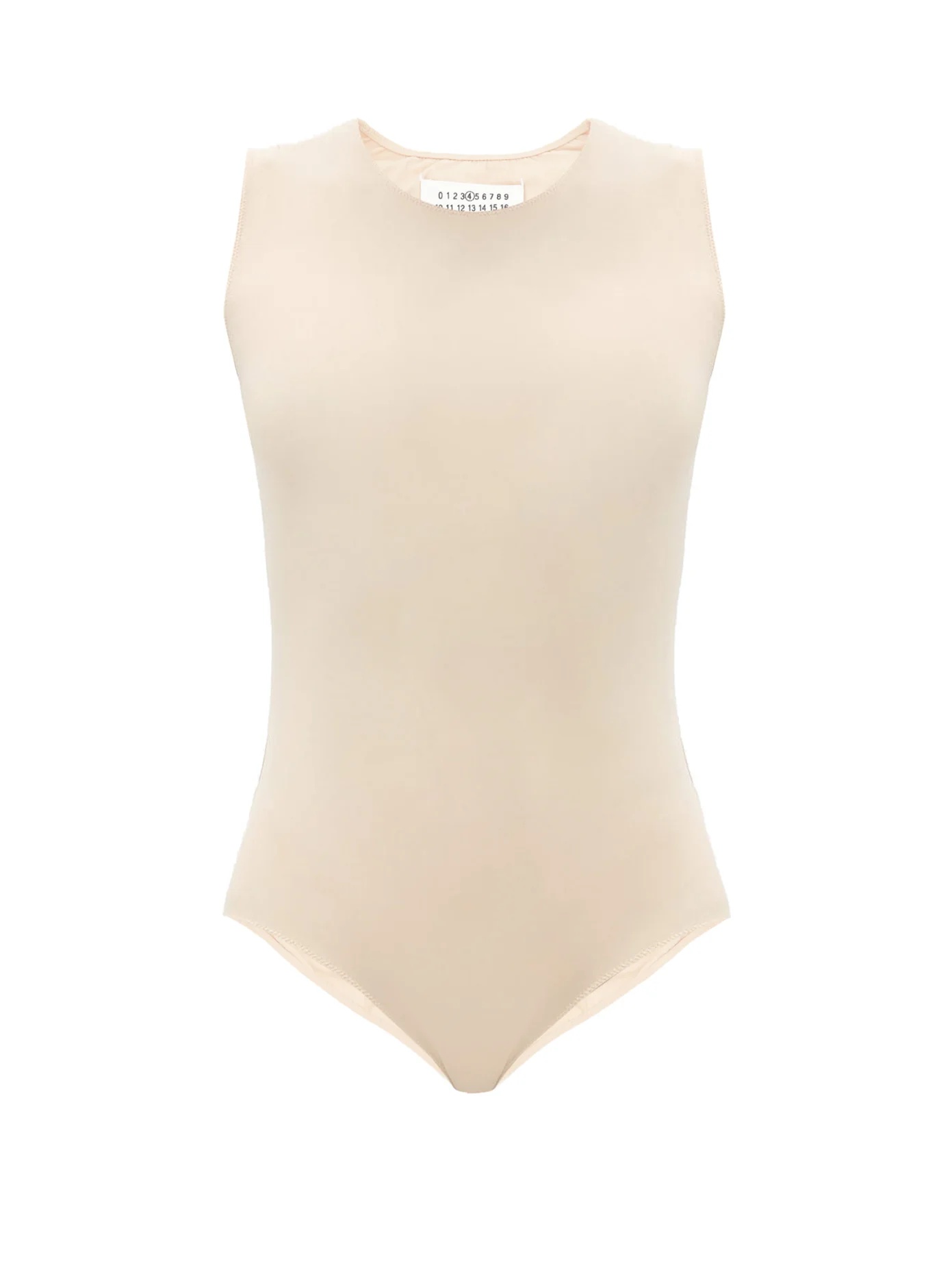 Sleeveless technical-jersey bodysuit - 1