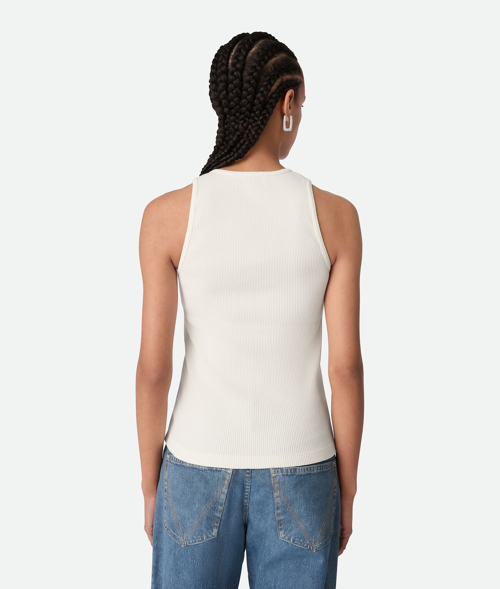 Cotton Rib Jersey Tank Top - 3