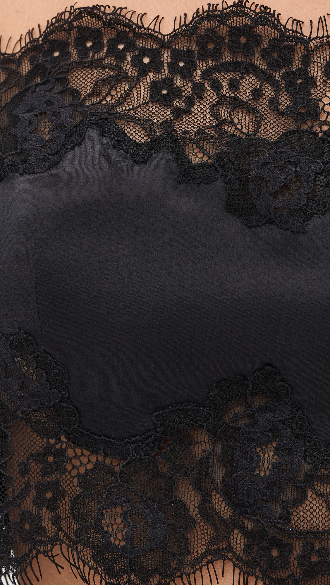 Silk and Lace Bandeau Top - 5