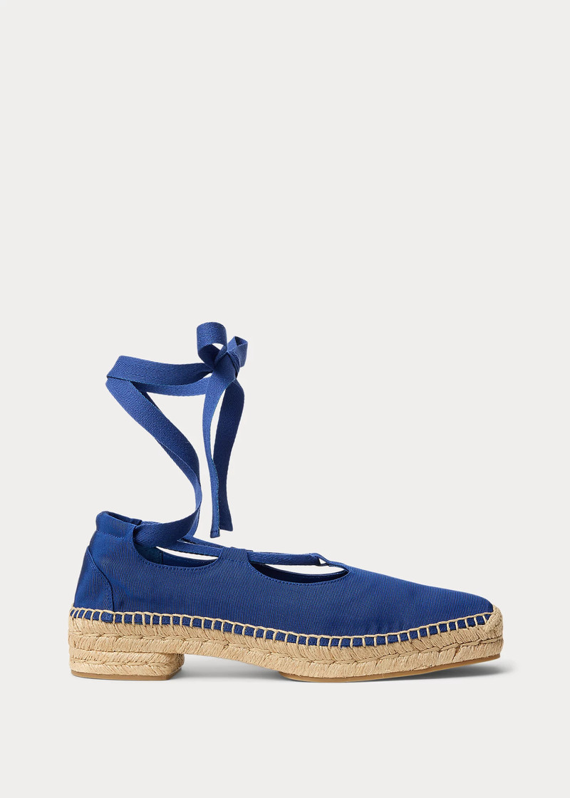 Grosgrain Lace-Up Espadrille 1