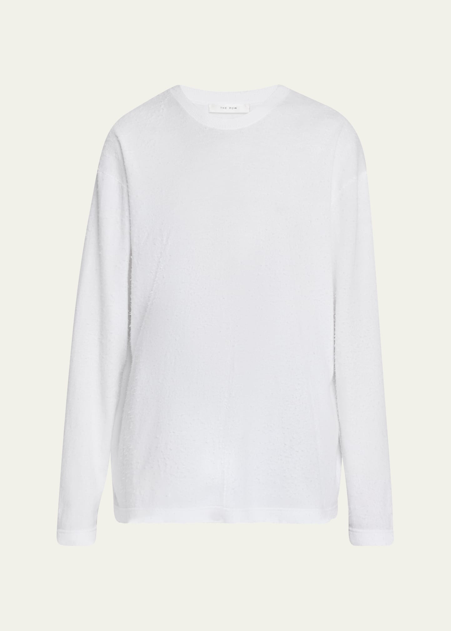 Kabira Textured Cotton Long-Sleeve T-Shirt - 1