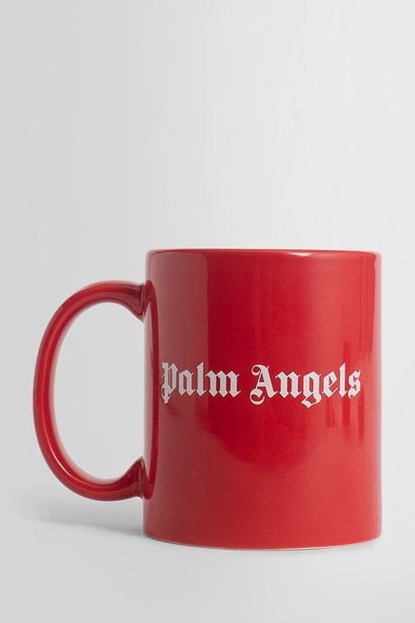 Palm angels men's red logo ceramic mug - 1