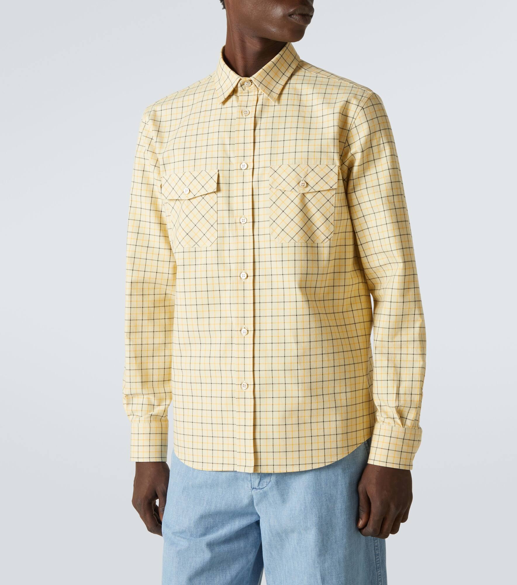Checked cotton shirt - 3