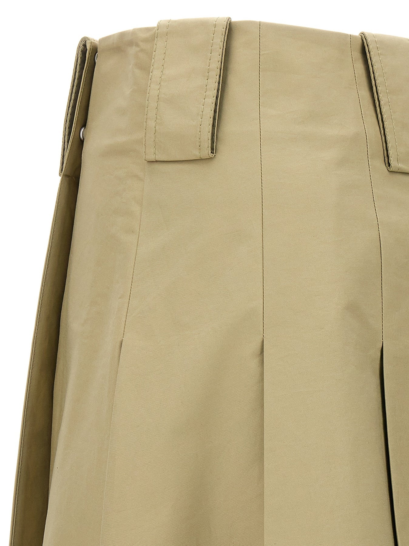 Pleated Skirt Skirts Beige - 4