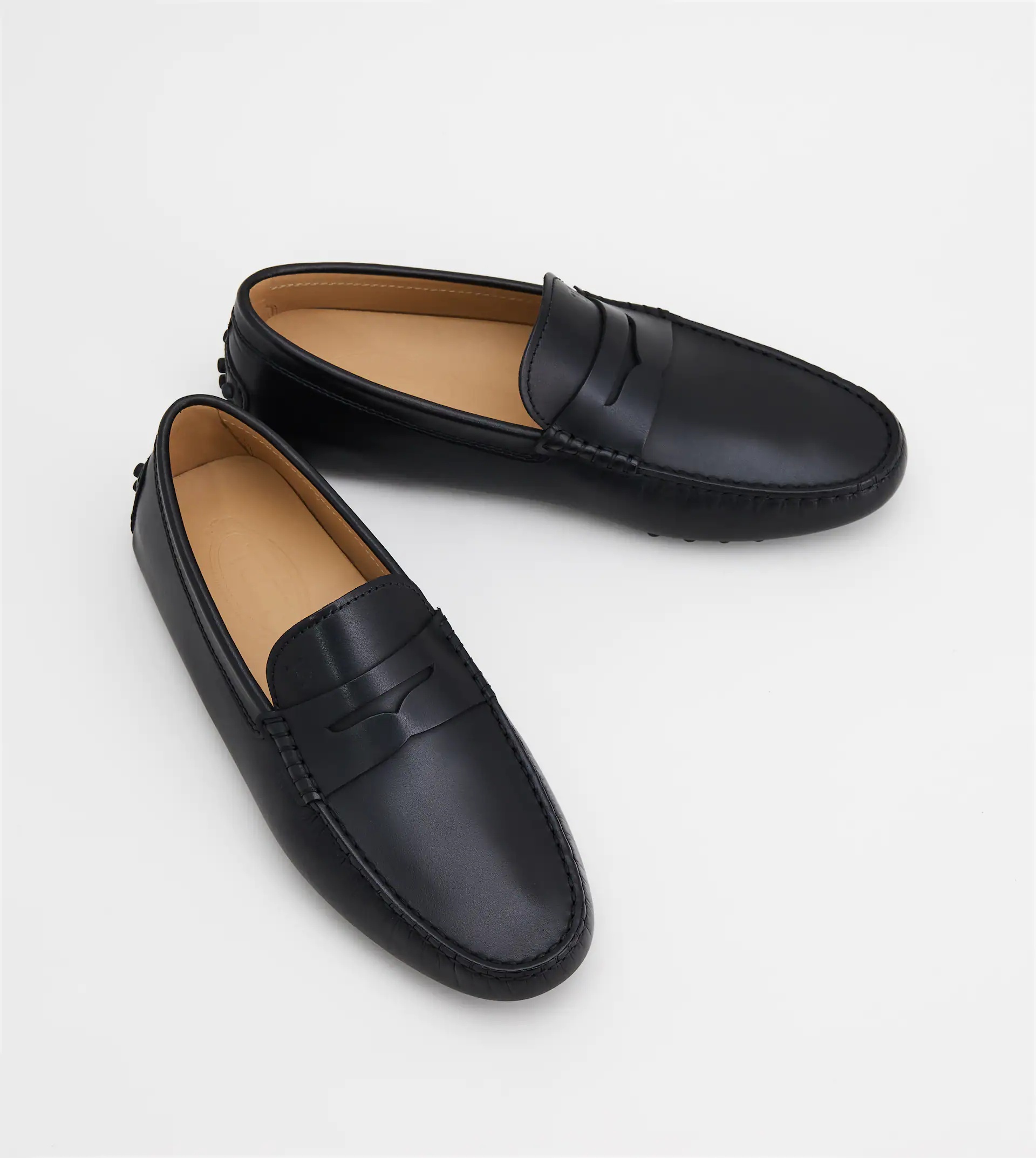 GOMMINO DRIVING SHOES IN LEATHER - BLACK - 2