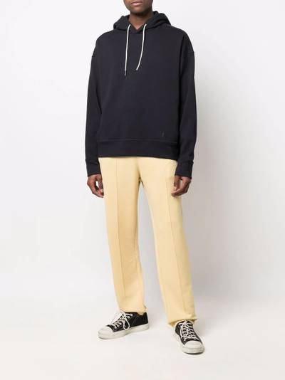 Jil Sander embroidered-logo pullover hoodie outlook