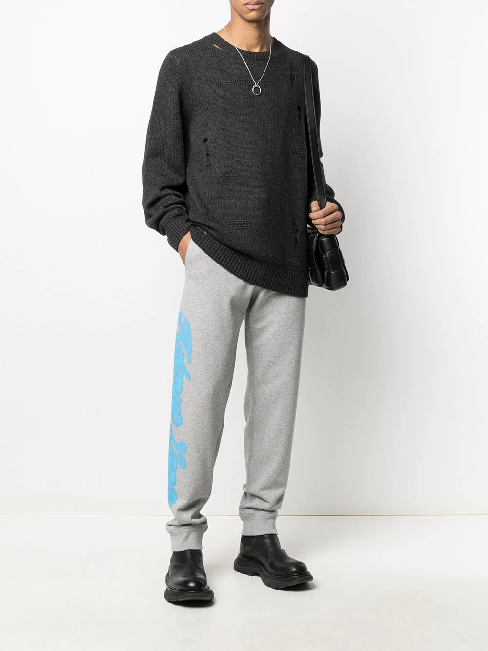 x Saintwoods Taxi cotton track pants - 2