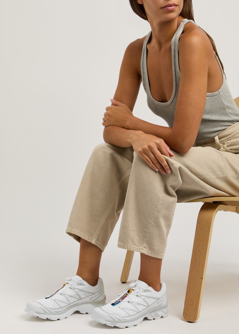 XT-6 panelled mesh sneakers - 5