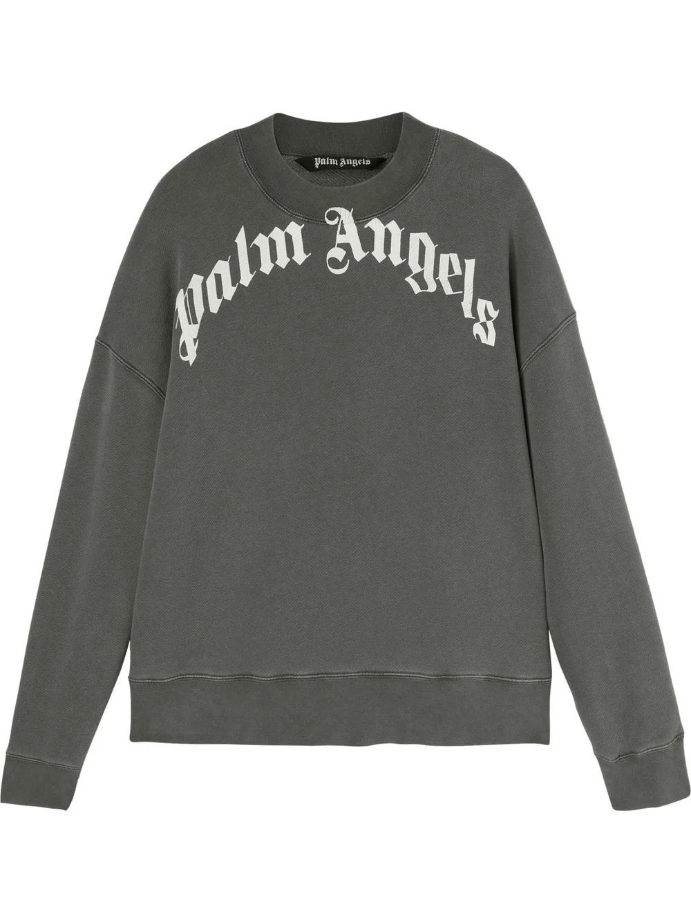 logo-print cotton sweatshirt - 1