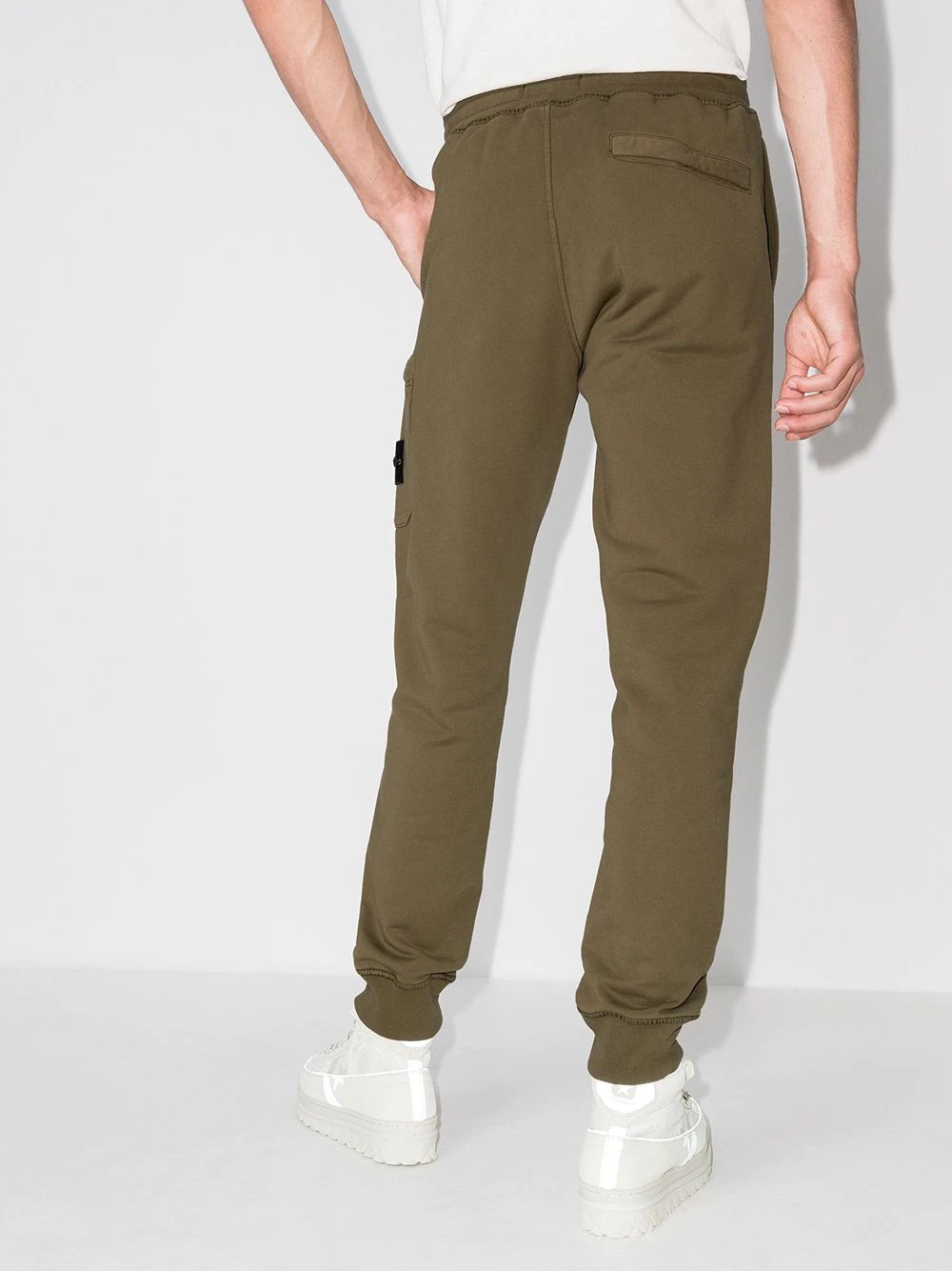 garment-dyed track pants - 3