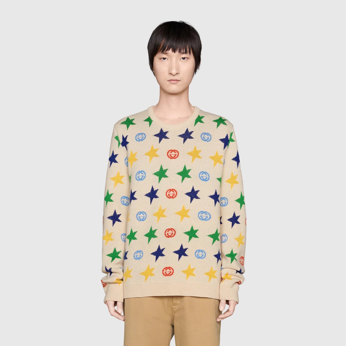 Wool sweater with stars - 3