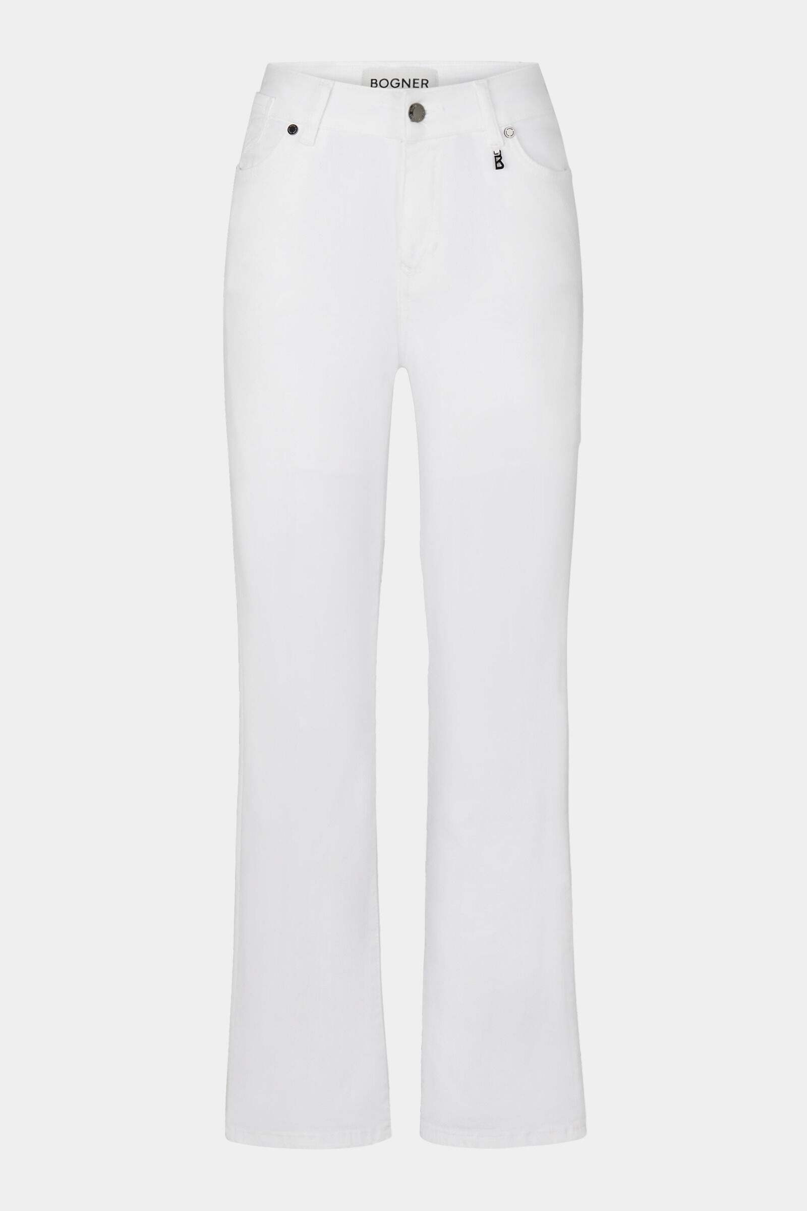 Julie 7/8 flared fit jeans in White - 1
