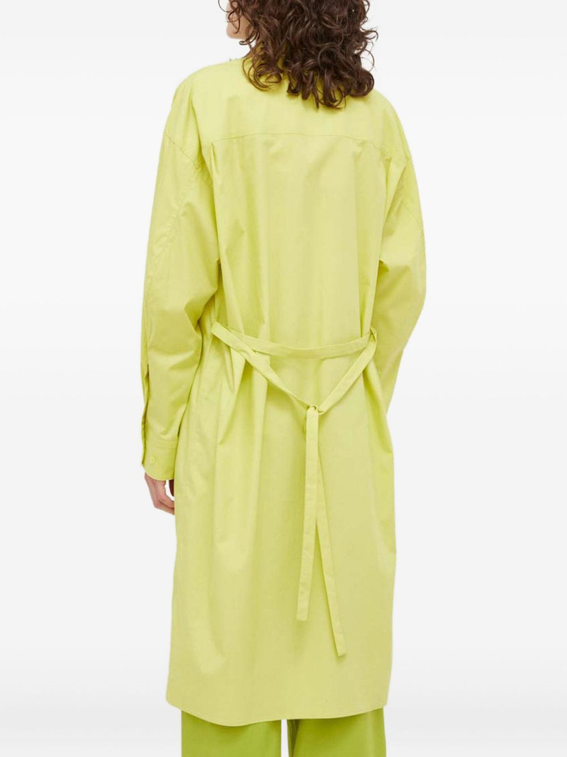 buttoned tie shirt dress 3