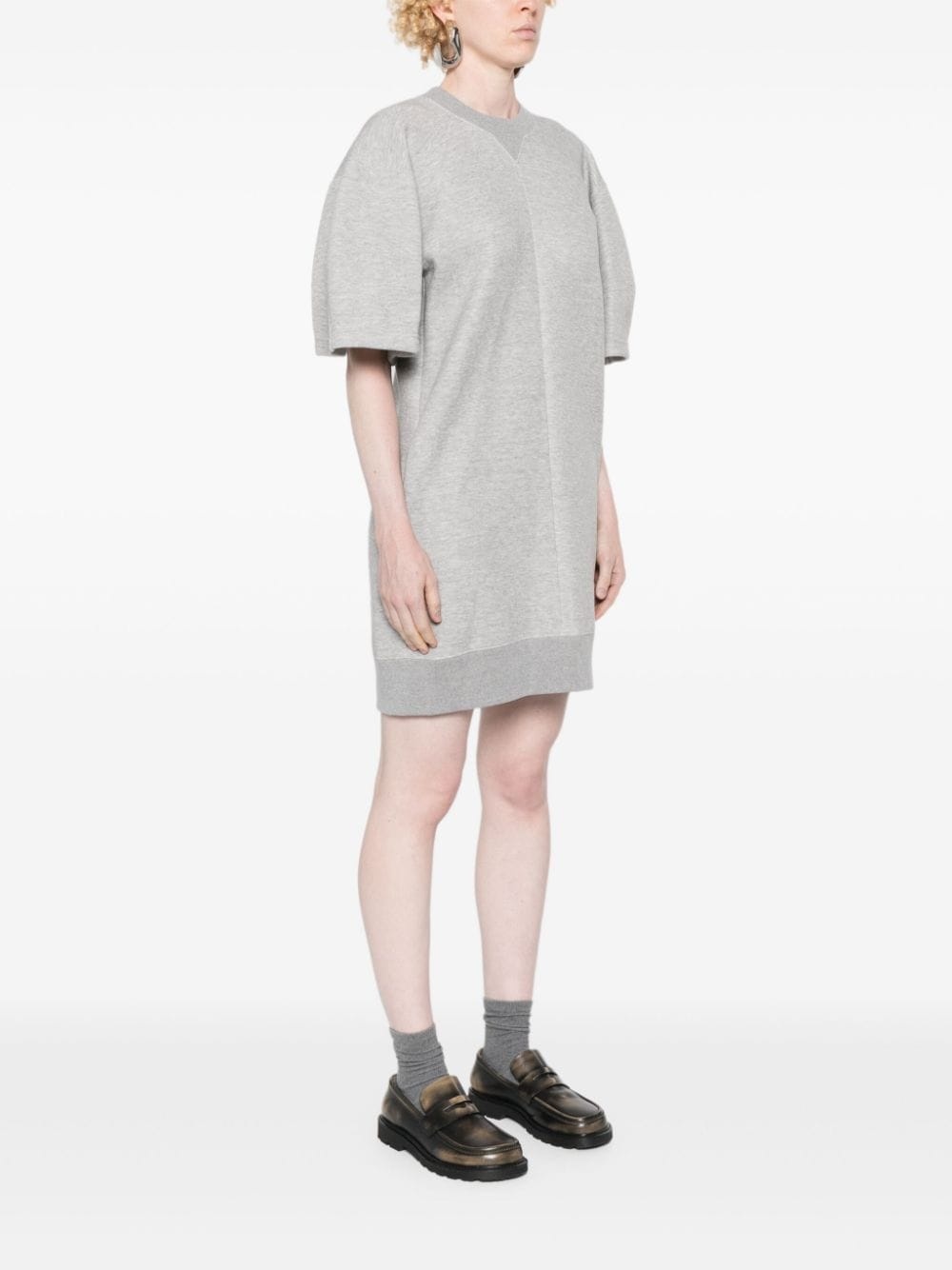 mélange mini dress - 3