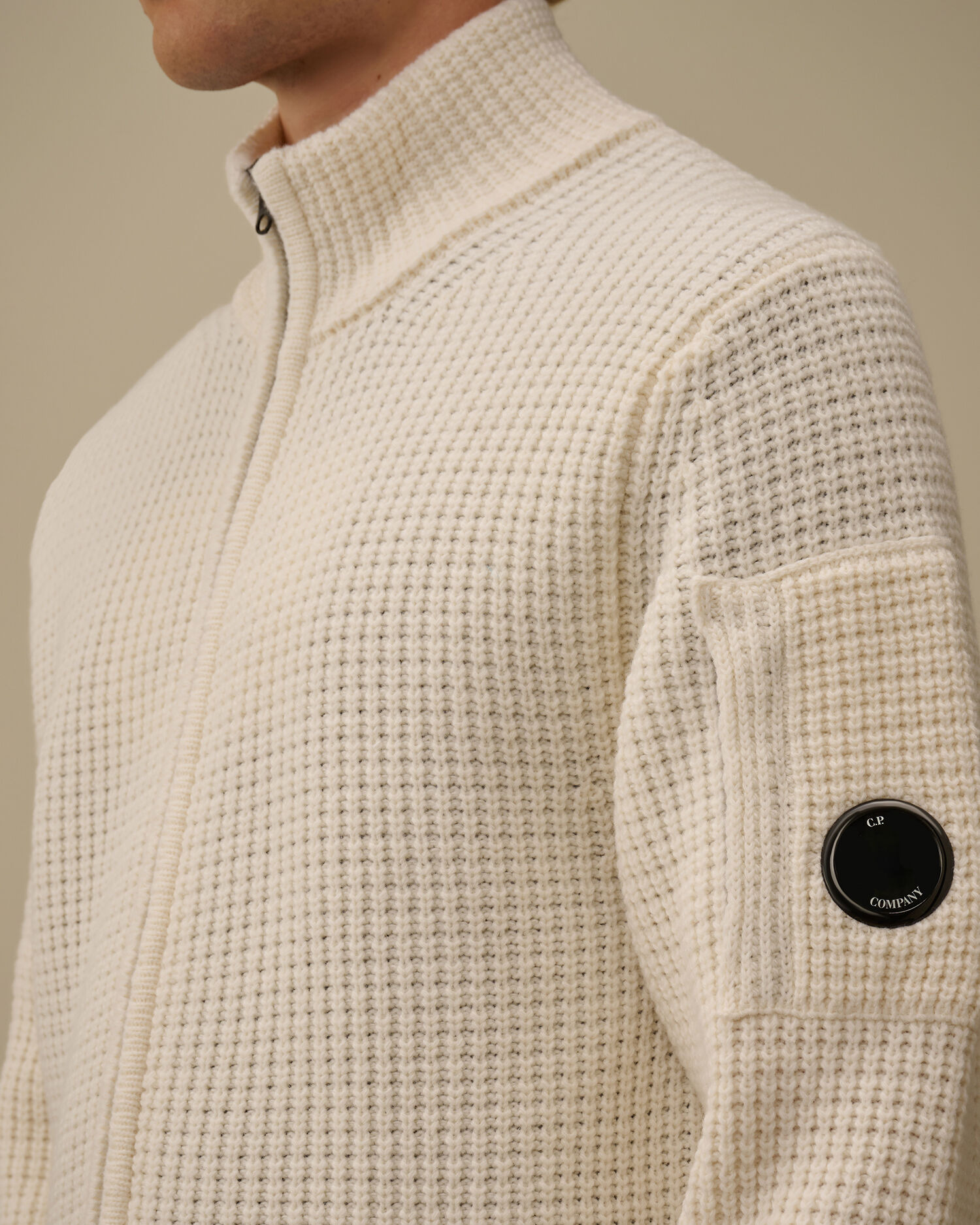 Lambswool GRS Full Zip Sweater - 5