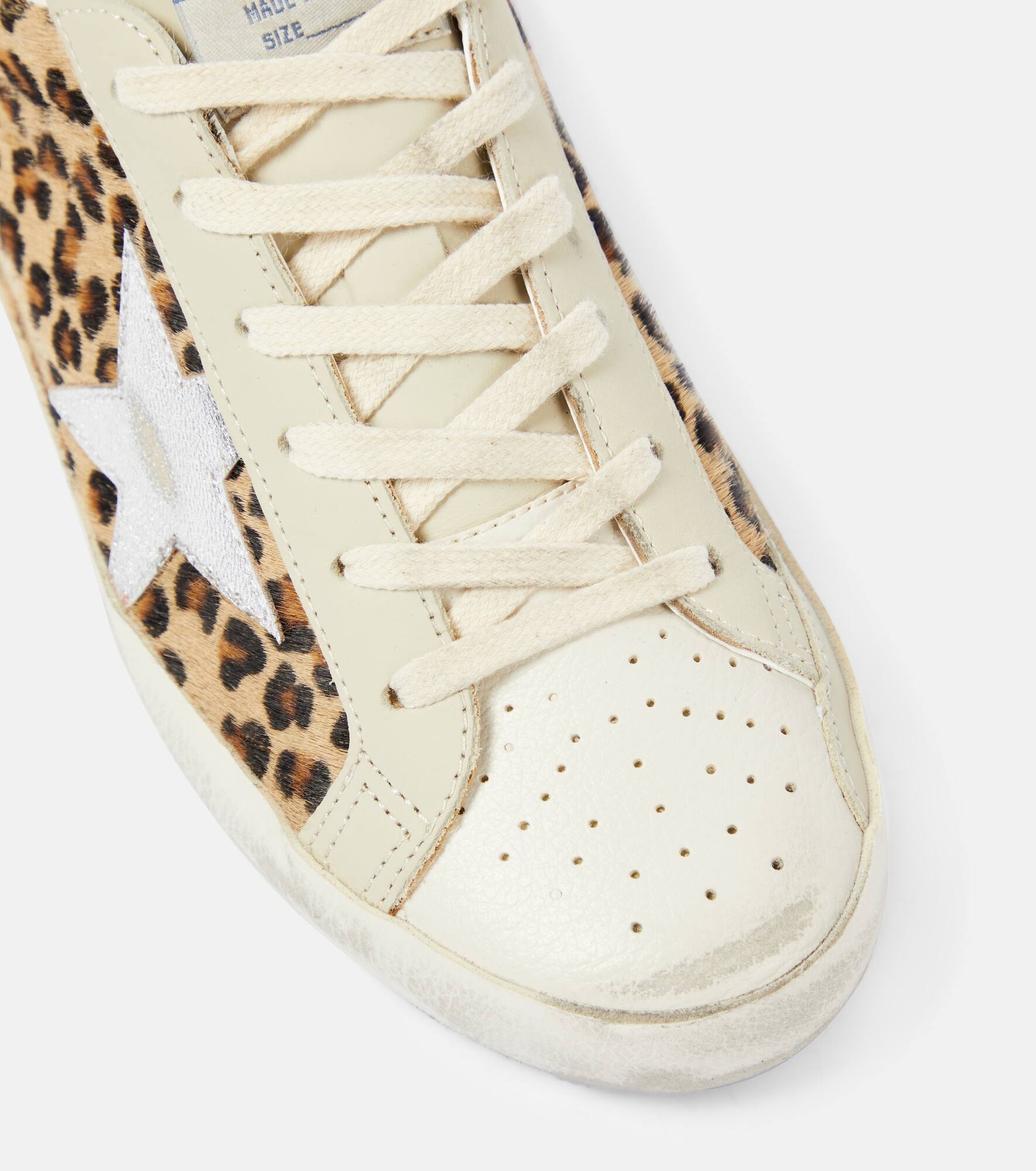 Super-Star leopard-print leather sneakers - 6