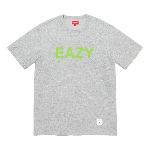 Supreme SS20 Week 1 Eazy S/S Top Alphabet Short Sleeve Unisex Gray SUP-SS20-226 - 1