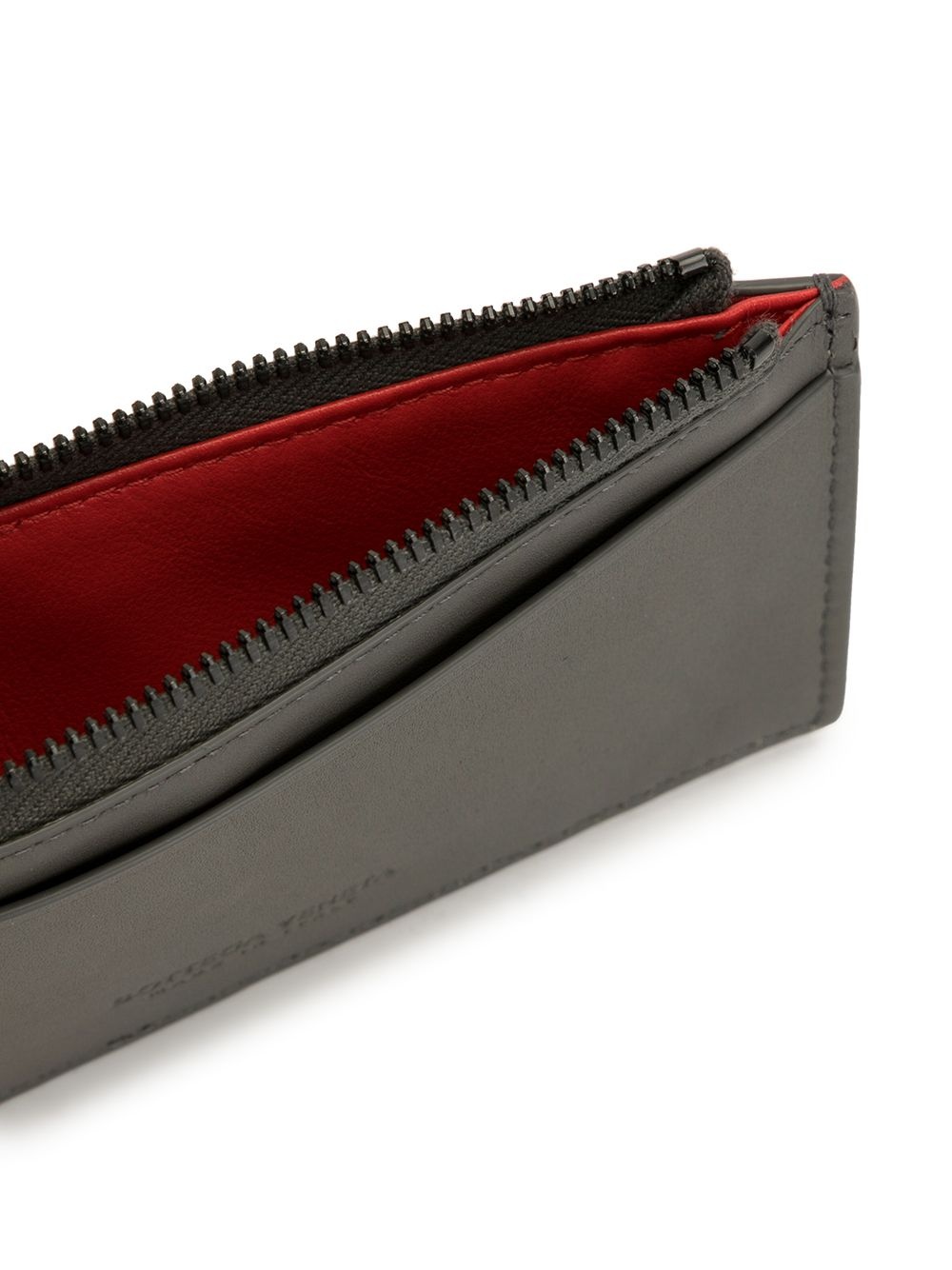 two-tone intrecciato weave cardholder - 3