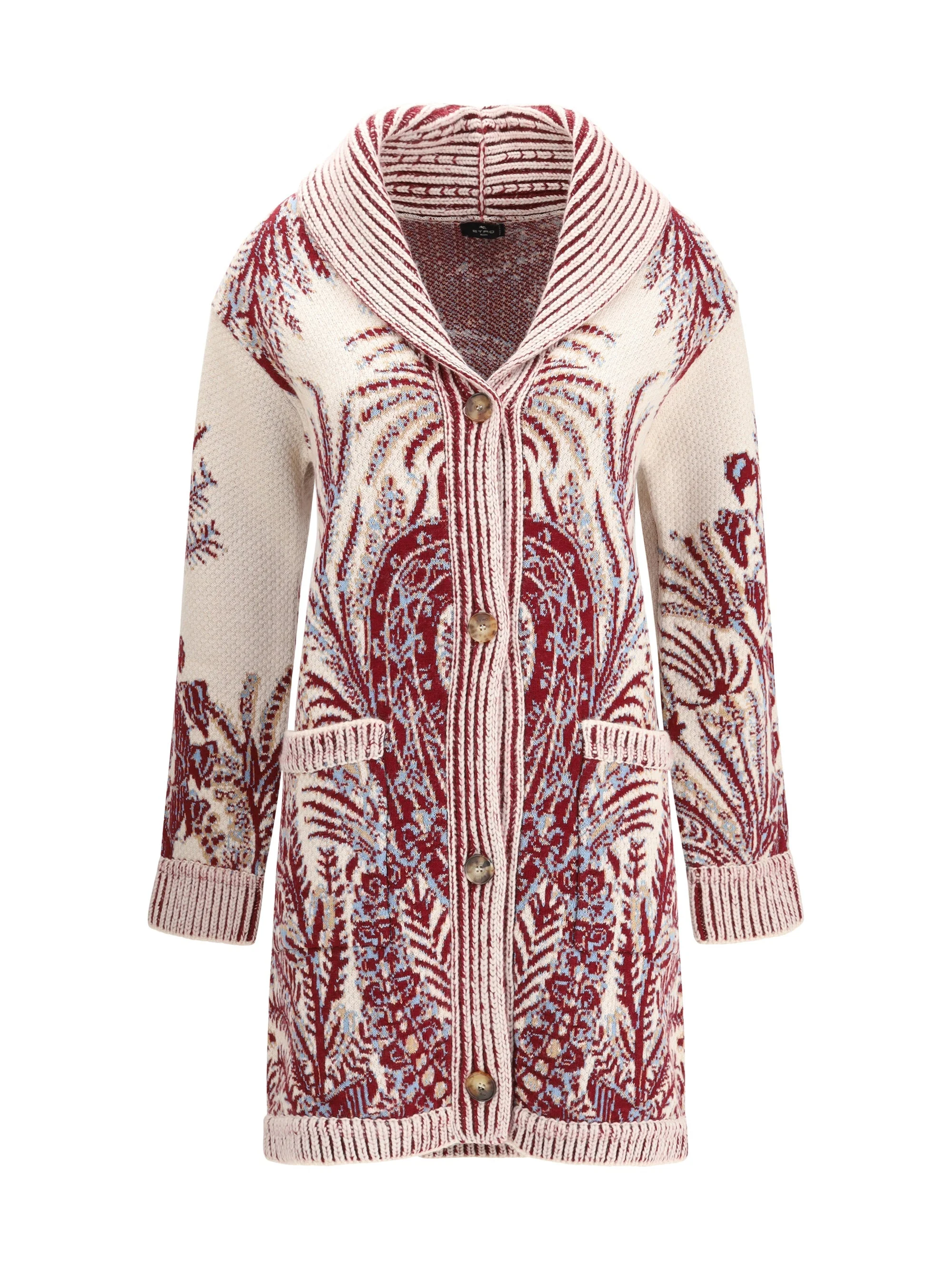 Etro Women Wool And Cotton Maxi Cardigan - 1