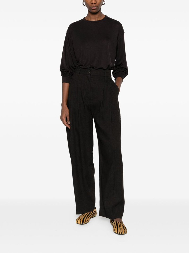 Studio Nicholson Simmons long-sleeved topstitch T-shirt outlook