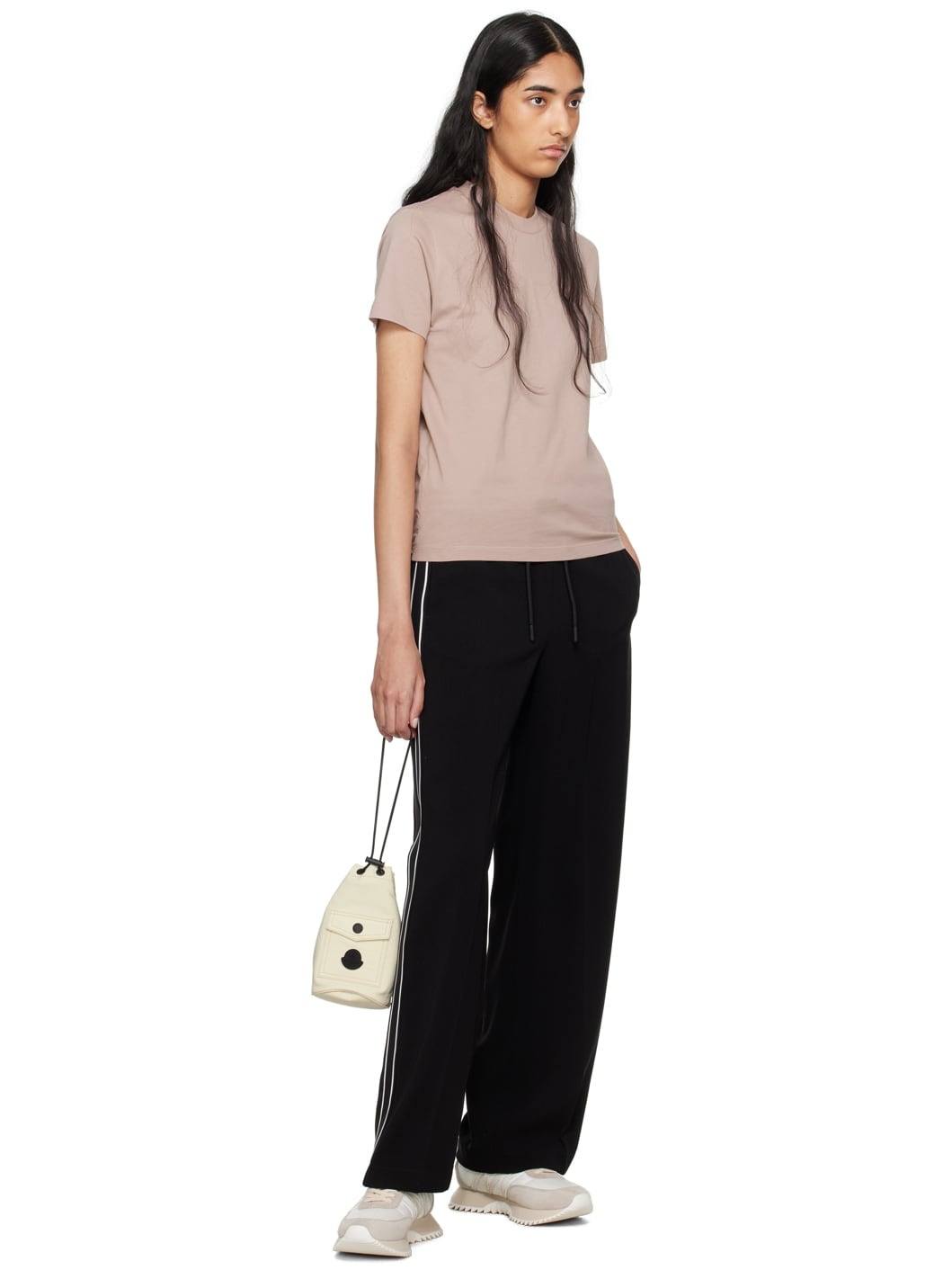 White Trick Drawstring Pouch - 4