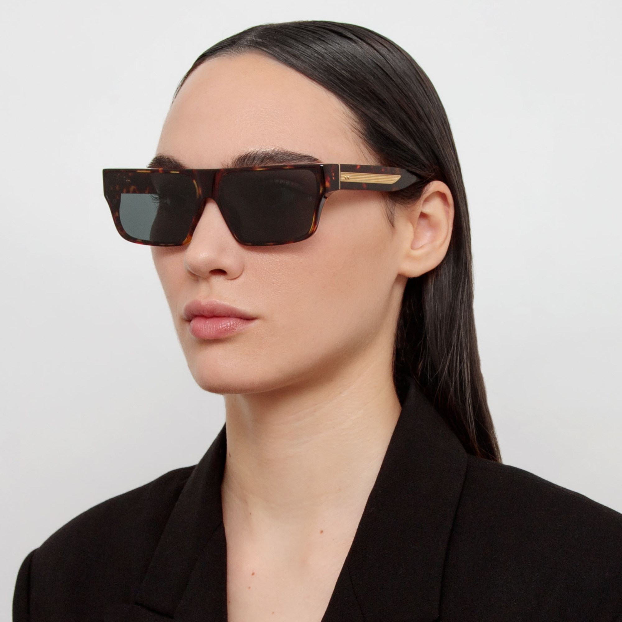 BRADY FLAT TOP SUNGLASSES IN TORTOISESHELL - 6